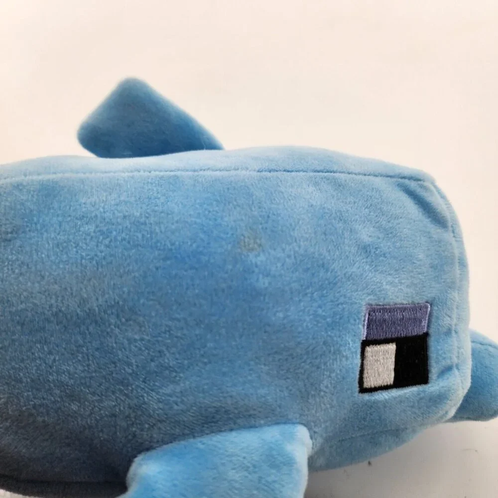 Minecraft Blue Dolphin Plush‎ Stuffed Animal Mojang Mattel 2022